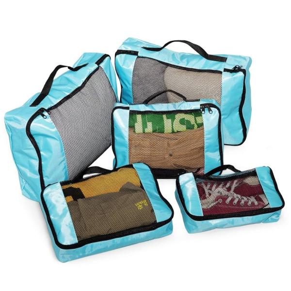 Insider Compressible Travel Packing Cubes , Storage Pack It Luggage Organizer
