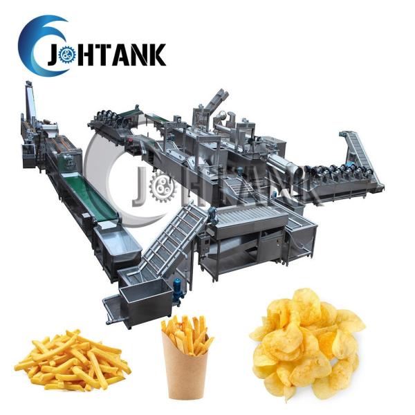 Pommes chips Chips French Fries Manufacturing Machine 500kg/h