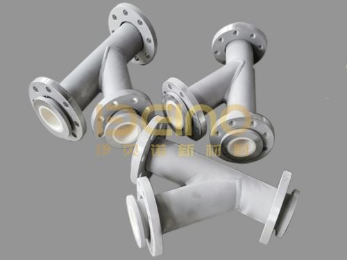Industrial Ceramic Sleeve Lined Pipe Anti Wear Alumina Ceramic Lining