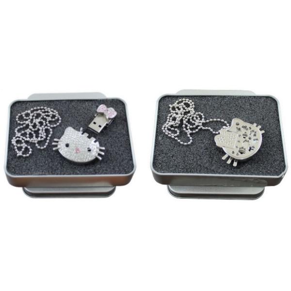 Jewelry  Hello Kitty Fancy USB Flash Pen Drive 8gb For Wedding Gift
