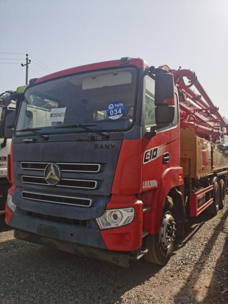 Used Concrete Pump Truck perfect condition 2021 SANY 43m truck concrete pump