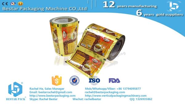 Strong PE film roll customized for hardware packaging by Bestar counting packing machine