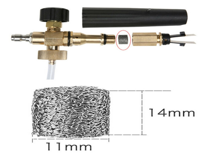 фильтр сетки Ланс пены снега ячеистой сети 1.1mm 14*10mm 14*5mm обжатый связанный