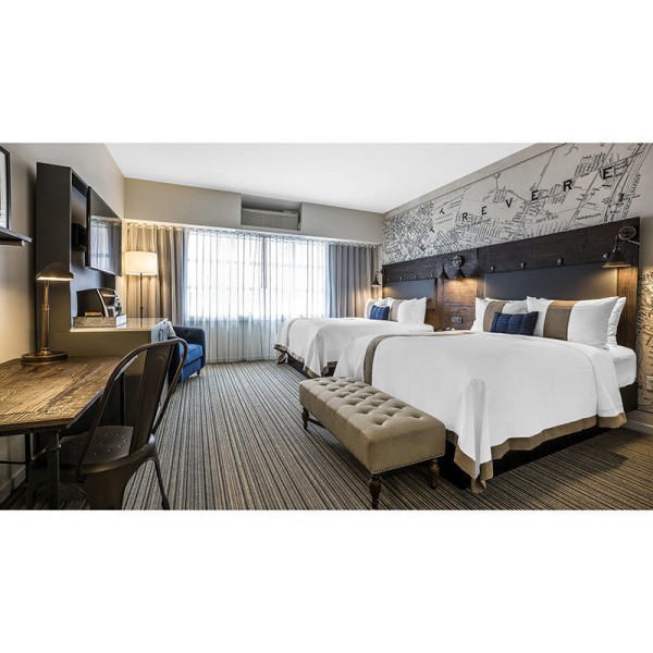 OEM Custom Contemporary Lifestyle Hotel Furniture Durable Melamine 3 Star Design for Condos and Hotels Wood Material