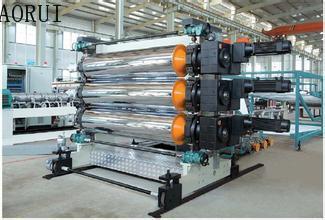 PVC Plastic Sheet Extrusion Line For Medcine PVC Imitation Sheet Plastic Extruder