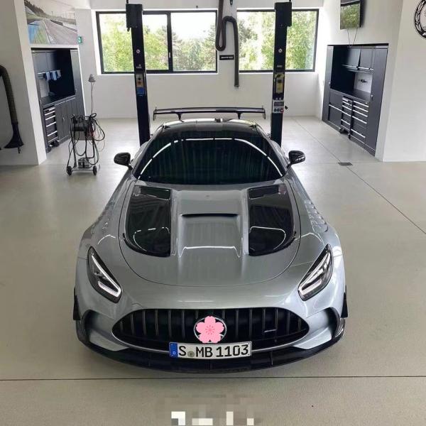 Pièces automobiles pour Mercedes AMG GT GTC GTS Body Kit AMG GT Série noire améliorée Style avant et arrière pare-chocs Spoiler Hood Body Kit