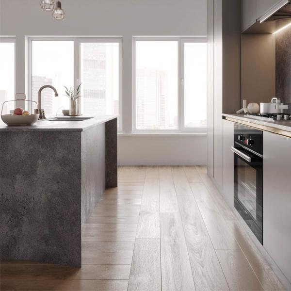 Fibre Membrane PVC Kitchen Cabinets