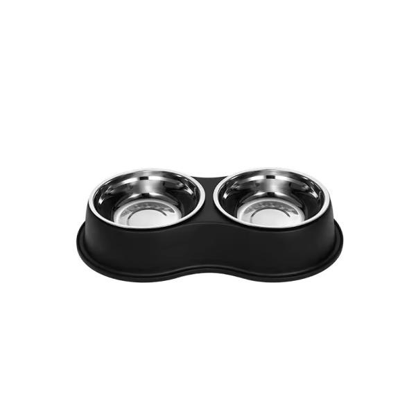 Non Slip Smart Dog Feeders Customized Dog Food Feeders With Stainless Steel Bowls