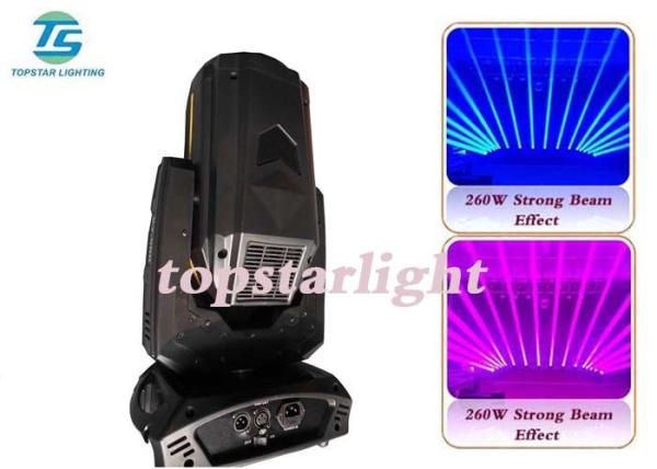 Super Brightness Strong Beam Black Case 260w 10r Sky Beam Light Double Prisms sharpy moving head light