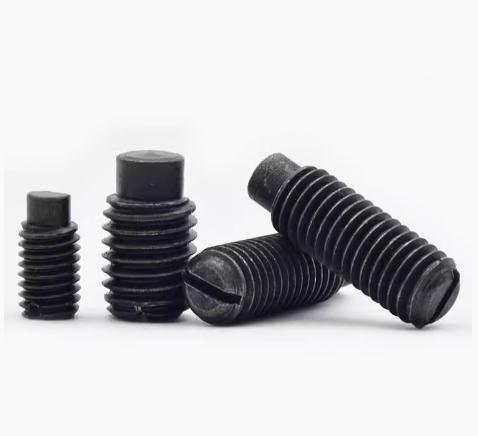 High Strength Slotted Set Screws with Long Dog Point DIN 417 Slotted Long Cylindrical End Tightening Screws Customizable