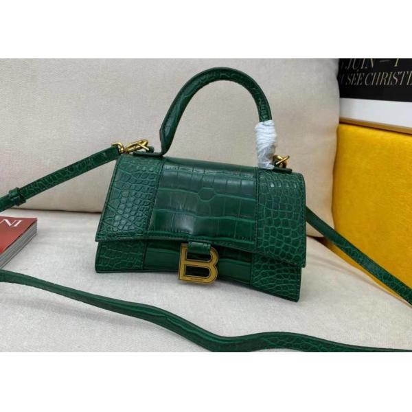 Alligator Print Crocodile Skin Bag , 23cm Luxury Tote Handbag