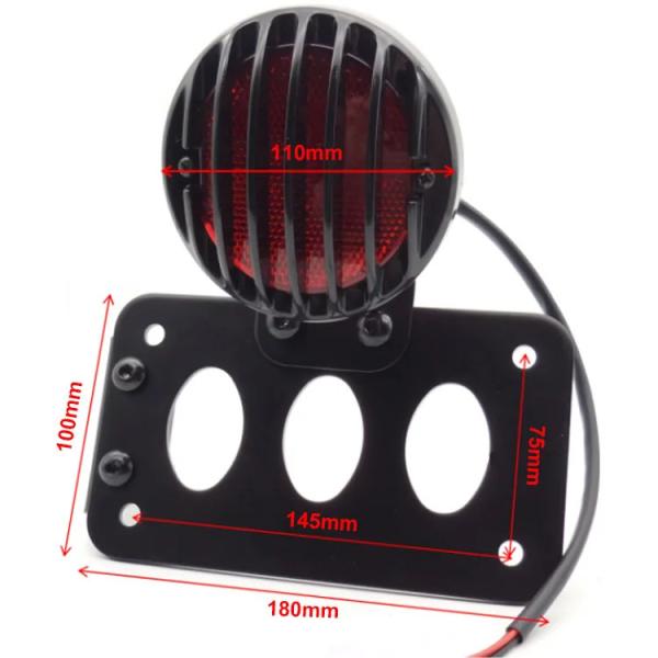 12V Voltage Custom Motorcycle LED Brake Light Bulb in Classic Design with Materials