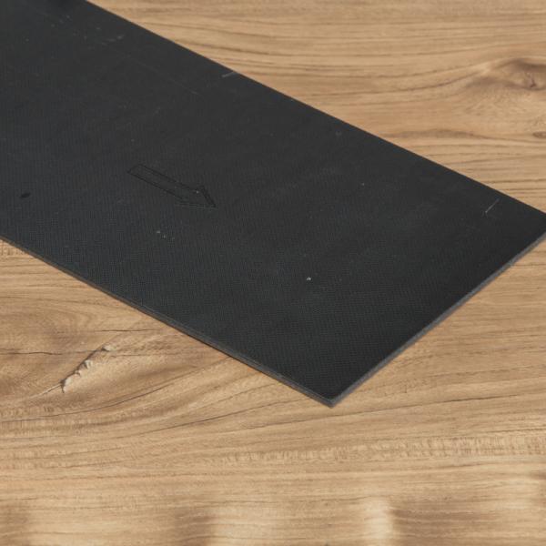 White 1.5mm Luxury Vinyl Tile Flooring With 0.1mm Wear Layer And Rigid Core