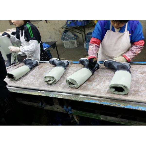 Ботинки дождя анти- удара и анти- прокола резиновые высокие отрезанные для промышленных и минируя целей