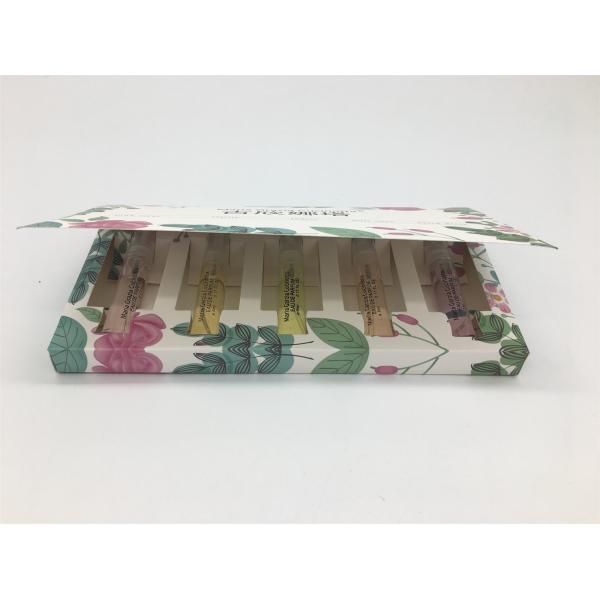 Folding Rectangle Perfume Packaging Boxes Colorful Cardboard For Cosmetics