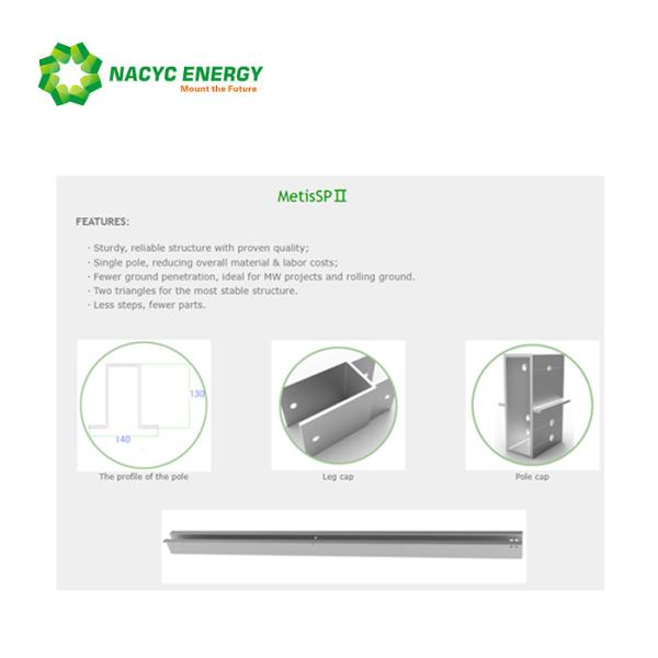 Cheap Price Easy Installation Solar Panel Power Single Pole Mounting Bracket PV Racking Systems