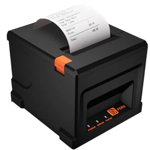Impresora de recibos térmicos de línea directa estable con cortador automático 1-