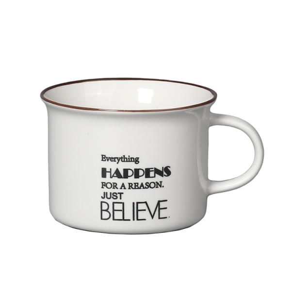 Подгонянные кружки подарка годовщины ЛОГОТИПА керамические для чая кофе