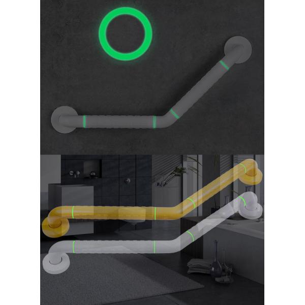 135 Degree Curved Stainless Steel Grab Bar Multipurpose For Shower Bathroom