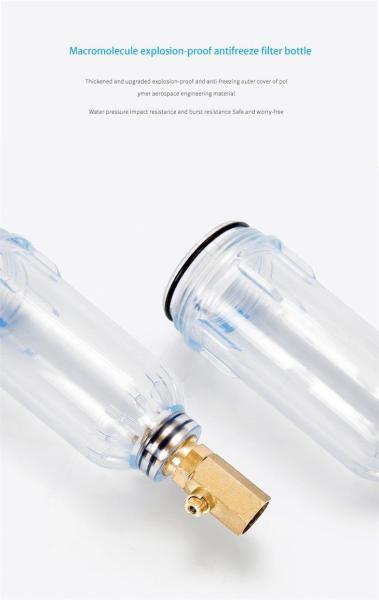 SS316L Household Water Purifier Washable Flushable Sediment Water Filter 40 Microns