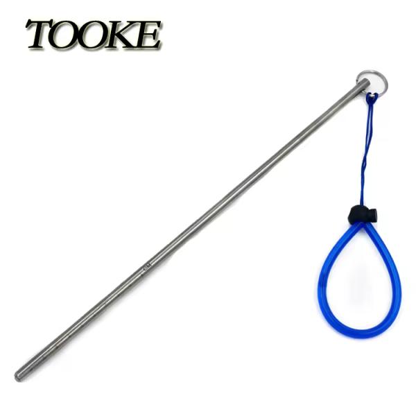 Titanium Alloy Lobster Scuba Diving Pointer Stick With Rubber Lanyard