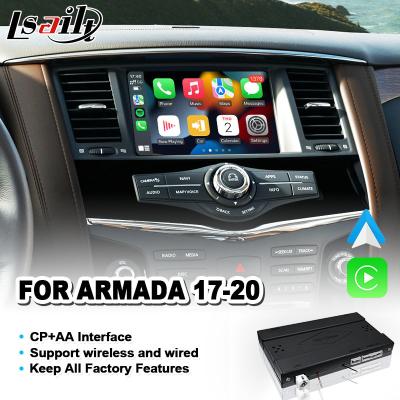 Lsailt relação video da integração do OEM do PC + do AA para Nissan Armada Patrol Y62 2017-2020