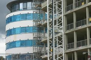 Filme de superfície exterior anti Debis da proteção da janela 600mm LLDPE da construção multi