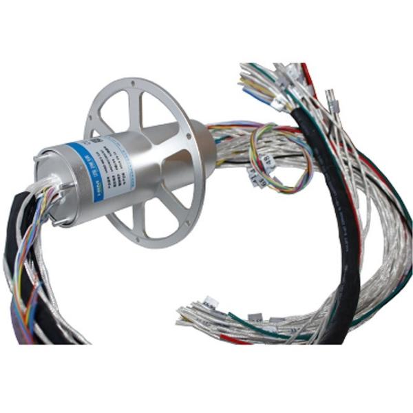 35RPM Electrical Slip Ring Solutions 1000VAC/VDC With Aluminum Alloy Housing