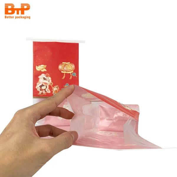 Eco Friendly Biodegradable Custom Logo Le Toast Bakery French Baguette Packaging Paper Reusable Bread Bag with Window