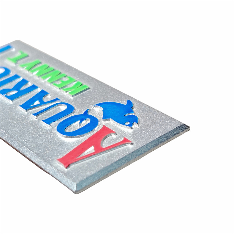 Custom High-Quality Multi-Color Die-Cast Aluminum Name Plates 