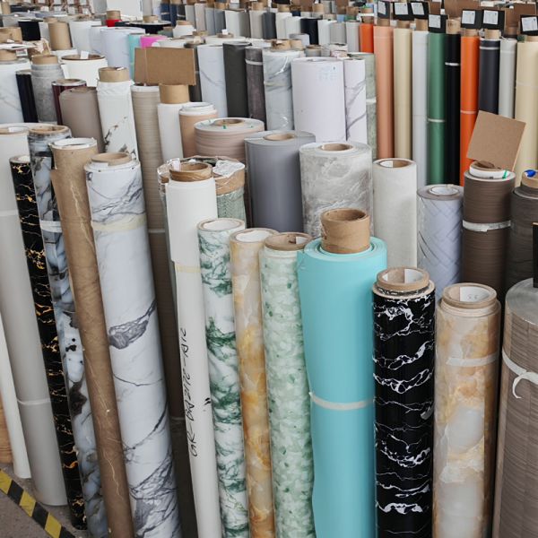 Fireproof PVC Marble Effect Self Adhesive Film Luxury Stone Texture Wrap For Countertops