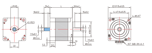 Мотор NEMA SGS бытовых техник 1N.M Stepper