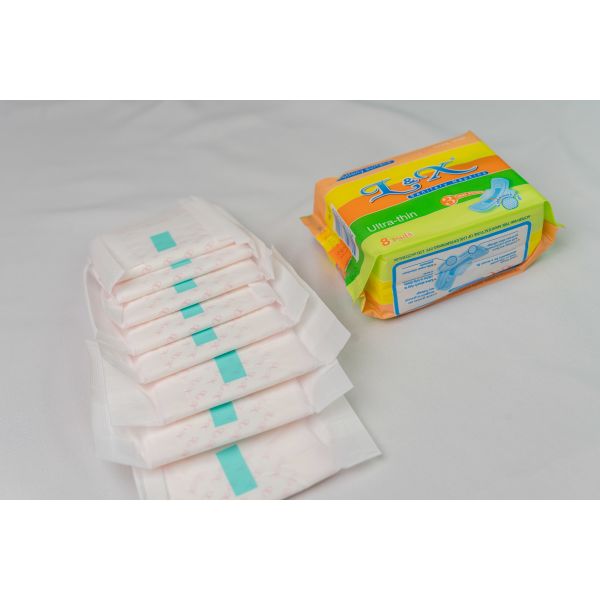 Wrapped Women Breathable Sensitive Sanitary Pads For Heavy Periods