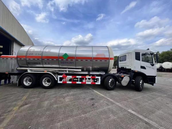 CIMC 3 / 4 essieux L' azot liquide gaz naturel Lpg Camion-citerne et semi-remorque Camion-citerne de transport routier au propane