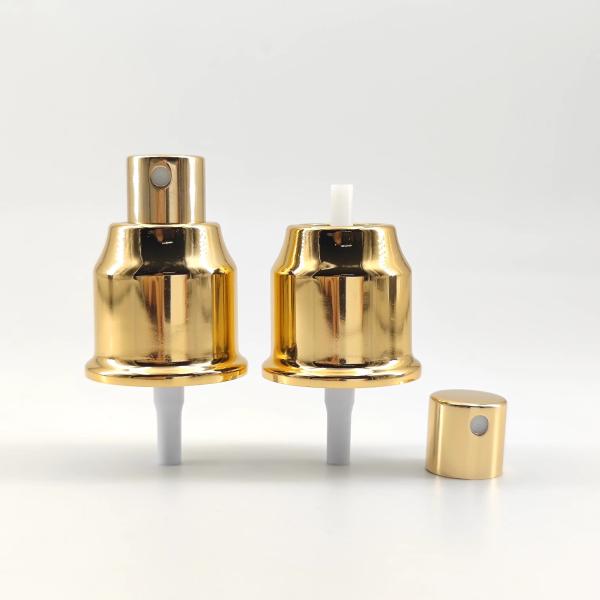 24mm 24/410 Golden Aluminium Mini Sprayer Pump Essential Oil Spray Pump