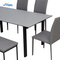 Table à manger rectangulaire en céramique de 1650 mm, durable pour une utilisation familiale