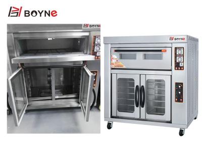 Uma plataforma uma Tray Electric Bakery Deck Oven com seis Tray Proofer que usam-se para o equipamento da padaria