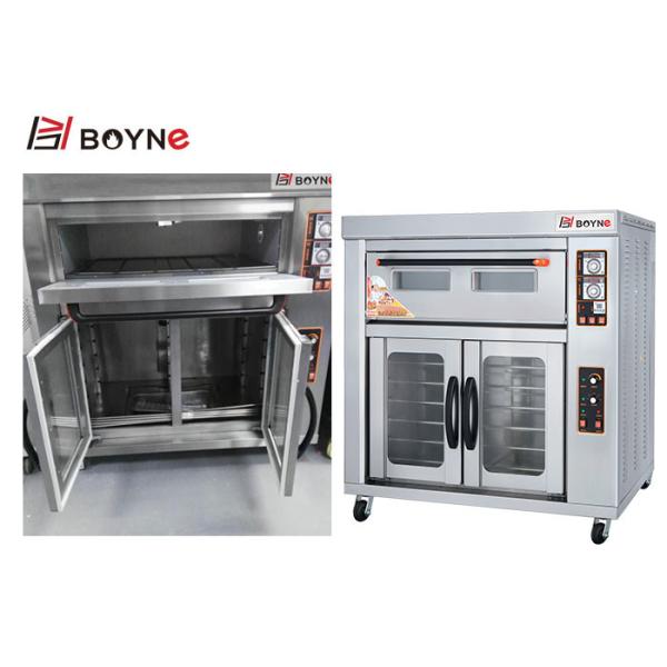One Deck Two Tray Electric Deck Oven with Twelve Proofer for Bakery