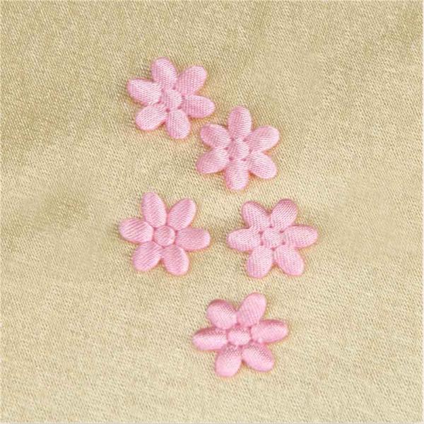 10 Mm Wedding Applique Eco - Friendly Sew On Type Applique Fabric Flowers
