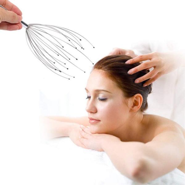 Multi Functional Handheld Scalp Head Massager Stainless Steel Manual Scalp Massager Claw