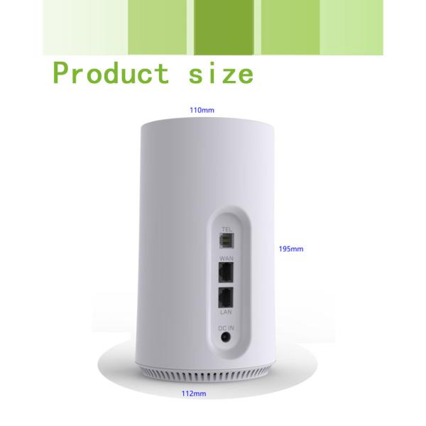 Tri маршрутизатор диапазона 1800Mbps Wifi 6 2 маршрутизатор порта сети стандарта Ethernet 5G Wifi гигабита
