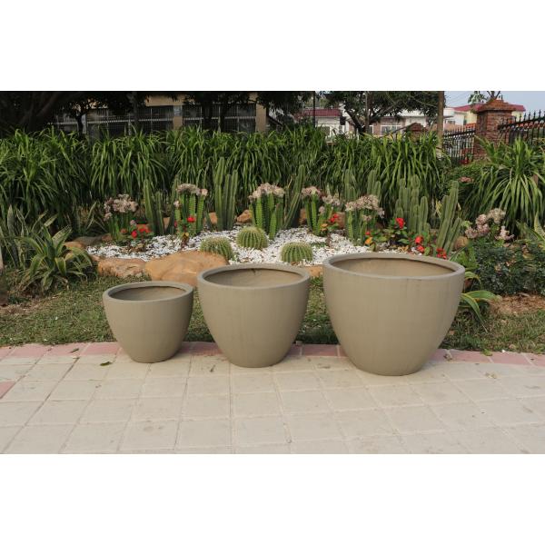 Versatilidad Potes de fibra de cemento para los plantadores de flores Potes resistentes a la helada