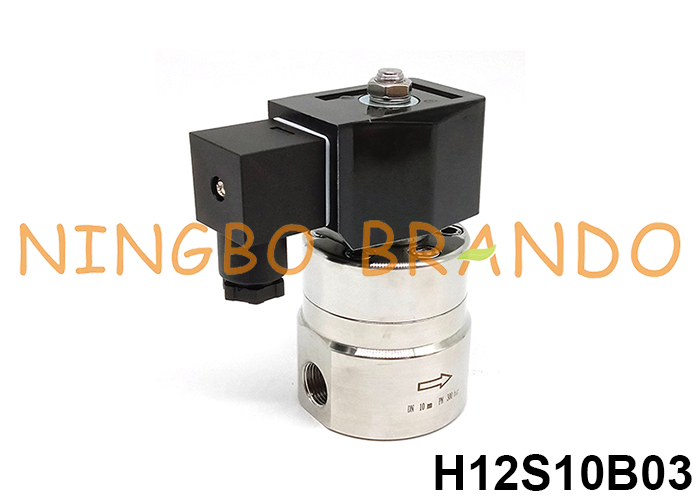 300 bar High Pressure Solenoid Valve 3/8'' 220V 110V 24V 12V