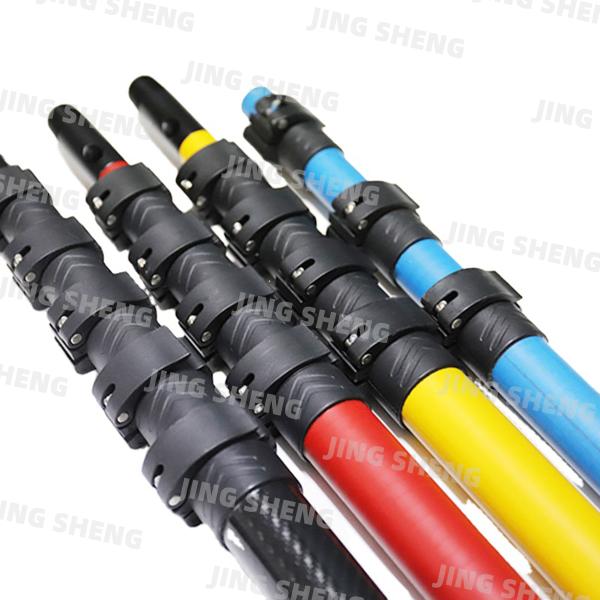 50ft Carbon Fiber Telescopic Window Cleaning Pole for Window and Solar Cleaning OEM Available