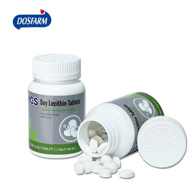 Suplementos de saúde personalizados Comprimidos de lecitina de soja Comprimido nutracêutico ISO22000