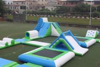Manufacturer Commercial Sea Inflatable Water Park With Climbing Walls Slides Games
