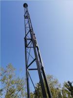 Treuil en aluminium 15M de main 8 sections télescopant la tour d'antenne