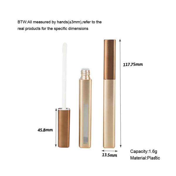 1.6 грамм коричневые трубки с бальзамом для губ высокая прозрачность антиквариат