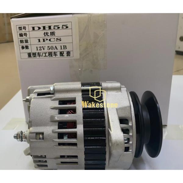 Alternador de 12V 50A para Doosan 55 Fits Isuzu 4JG1 Motor Generador de excavadora diésel