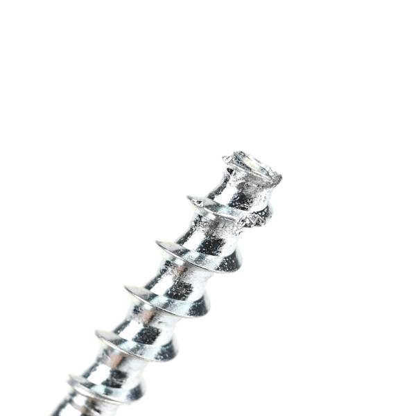 Установка Углеродистая сталь Цинковая облицовка Торкс Плоская голова Бетонный винтовой болт M5 35 мм Анкерный буровой цементный болт